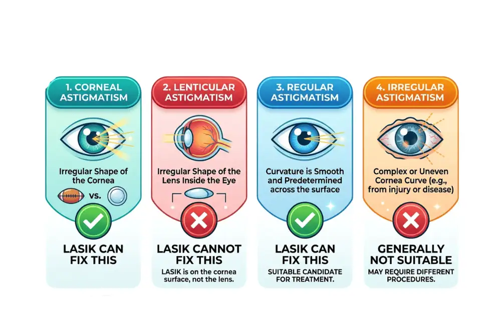 Types of Astigmatism LASIK can fix