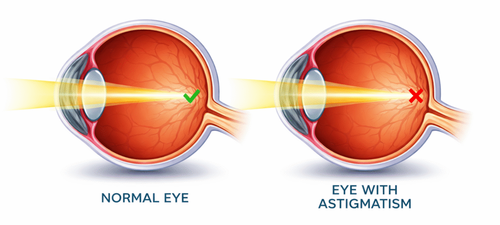 Astigmatism after LASIK